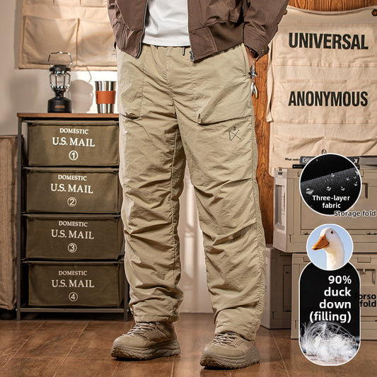 Men's Outdoor Technical Waterproof Down Pants