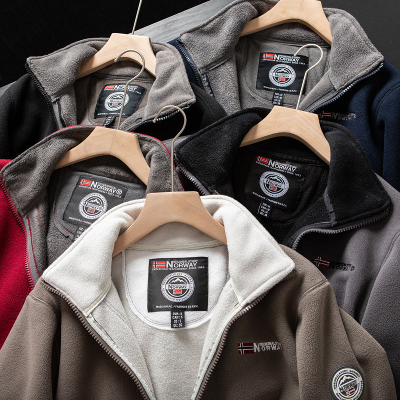Double-Layer Fleece Hooded Jacket (50% OFF＆Free Shipping)