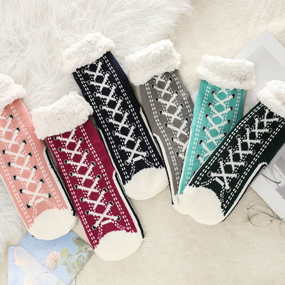 Happy New Year 50% OFF - 🎁 Ultra-thick Cute Slipper Home Socks