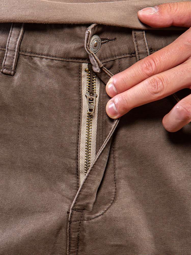 Men's Vintage-Style Workwear – Heavyweight Pure Cotton Straight-Leg  Pants