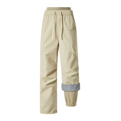 Unisex Outdoor 3-in-1 Thickened Thermal Cargo Pants