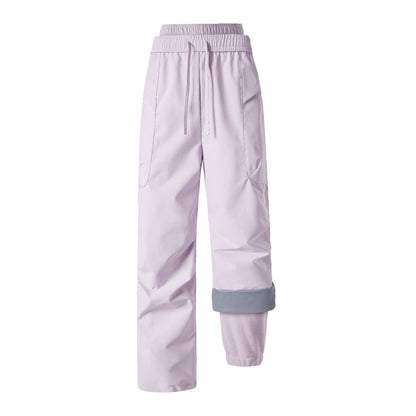 Unisex Outdoor 3-in-1 Thickened Thermal Cargo Pants