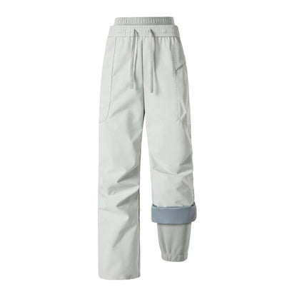 Unisex Outdoor 3-in-1 Thickened Thermal Cargo Pants