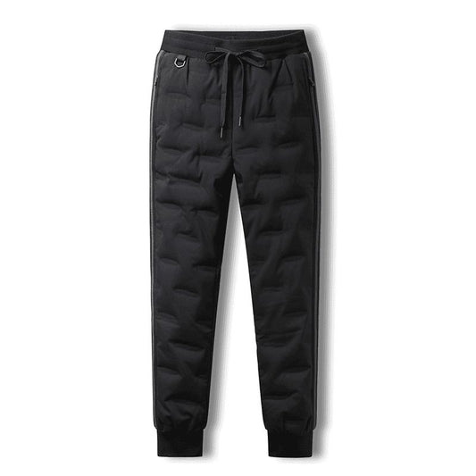 Unisex Outdoor Thick  Down Pants-Goose down Elastic hem