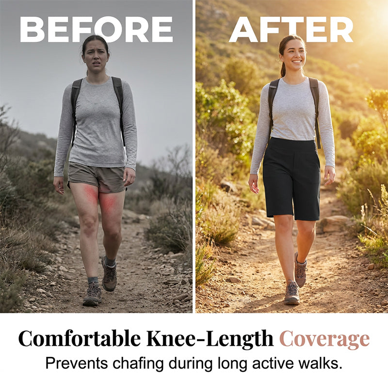 Comfortable Stretch Walking Shorts for Women